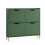 SoBuy Meuble à Chaussures 4 Abattants Vert 14