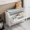 SoBuy Shoe Bench Flip-Drawer 60cm White 11