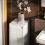 SoBuy White Laundry Storage Cabinet with Basket 6