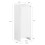 SoBuy White Laundry Storage Cabinet with Basket 3