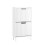 SoBuy Meuble Chaussures 2 Abattants Blanc 14