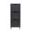 SoBuy Ντουλάπι Παπουτσιών 3 Ραφιών Μαύρο 50x19x130cm 1