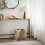 SoBuy Μαύρη Κονσόλα FSB19-E 120x65x20 cm 8