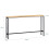 SoBuy Μαύρη Κονσόλα FSB19-E 120x65x20 cm 3
