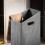 SoBuy White Laundry Storage Cabinet with Basket 5