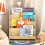 SoBuy Kids Bookcase 4-Tier Grey 61x30x70cm 10
