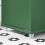 SoBuy Ψηλό Ντουλάπι Μπάνιου 5 Ράφια Πράσινο 20x180x20cm 5