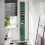 SoBuy Ψηλό Ντουλάπι Μπάνιου 5 Ράφια Πράσινο 20x180x20cm 7