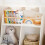 SoBuy Kids Bookcase 3-Shelf White 8