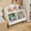 SoBuy Bibliothèque Nuage Enfant 5 Compartiments 9
