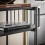 SoBuy Επίπλο Εισόδου FSB90-SCH, Μεταλλικό Μαύρο 1103976 cm 7