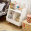 SoBuy Kids Bookcase 3-Shelf White 10