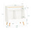 SoBuy Kids Bookcase 3-Shelf White 3