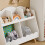 SoBuy Bibliothèque Nuage Enfant 5 Compartiments 10