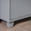 SoBuy ντουλαπάκι μπάνιου με καλάθι γκρι 35x30x105cm 9