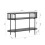 SoBuy Επίπλο Εισόδου FSB90-SCH, Μεταλλικό Μαύρο 1103976 cm 3