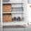 SoBuy Γωνιακό Ντουλάπι Εισόδου Λευκό 61x30x192cm 8