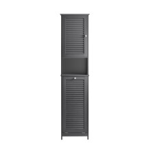 Dulap baie SoBuy, gri, 40x170x38cm, portabileri...