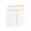 SoBuy Ντουλάπι Μπάνιου BZR79-W Λευκό 71x33x85cm 12