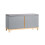 SoBuy Πάγκος Εισόδου Γκρι με 2 Ντουλάπια 90x34x46cm 15
