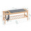 SoBuy Shoe Bench Wood Storage 110x37cm 3