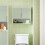 SoBuy Επίτοιχο Ντουλάπι Πράσινο 60x15x54cm 3 Ράφια 7