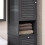 SoBuy Ψηλό Ντουλάπι Μπάνιου Γκρι 40x170x38 cm 10