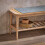SoBuy Shoe Bench Wood Storage 110x37cm 4