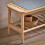 SoBuy Shoe Bench Wood Storage 110x37cm 5