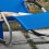 SoBuy ξαπλώστρα OGS28-KB μπλε, μεταλλικό πλαίσιο 150kg 5