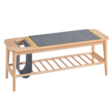 SoBuy Shoe Bench Wood Storage 110x37cm