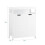 SoBuy Χαμηλό Ντουλάπι Μπάνιου Λευκό 70x35x90cm 3