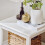 SoBuy White Bedside Table with Drawer, 45x35x60cm 8