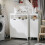 SoBuy Χαμηλό Ντουλάπι Μπάνιου Λευκό 70x35x90cm 16