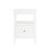 SoBuy White Bedside Table with Drawer, 45x35x60cm 1