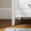 SoBuy White Bedside Table with Drawer, 45x35x60cm 6