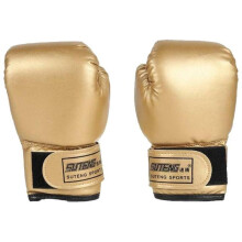 (Golden) Kids Years 310 Boxing Gloves Junior Mitts Punch Bag Children Gel Pu Pad Glove