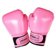 (RoseRed) Years Kids 310 Boxing Gloves Junior Mitts Punch Bag Children Gel Pad Glove Pu