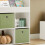 SoBuy Kids Bookcase Storage Shelf White 4