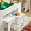 SoBuy Tavolo Bambini con 2 Sgabelli e Blocchi 8