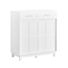 SoBuy White Sideboard Storage Cabinet with Drawers