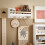 SoBuy Wall Shelf Kids Storage White 9