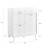 SoBuy κονσόλα FSB84-W λευκή με συρτάρες 80x40x85cm 3