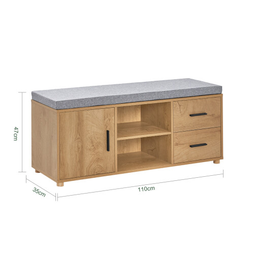 SoBuy Banc à Chaussures Rembourré FSR148-N 1