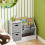SoBuy Kids Bookcase 5-Tier Storage White 5