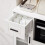 SoBuy Mobile per Microonde con Ante e Cassetto Bianco 9