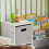 SoBuy Kids Bookcase 5-Tier Storage White 3