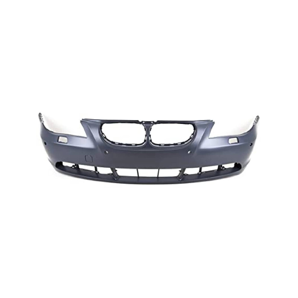 Front Bumper With Pdc With Washer Hole Primed Bmw 5 2003-2007 Not M Sport Or M5 7426860410132