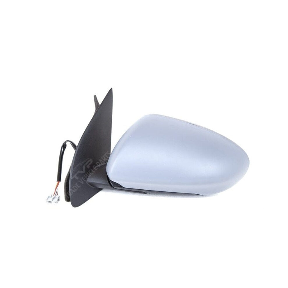 Door Mirror Heated Primed Power Fold Left For Nissan Qashqai 2007-2013 New Gray 7426860417667