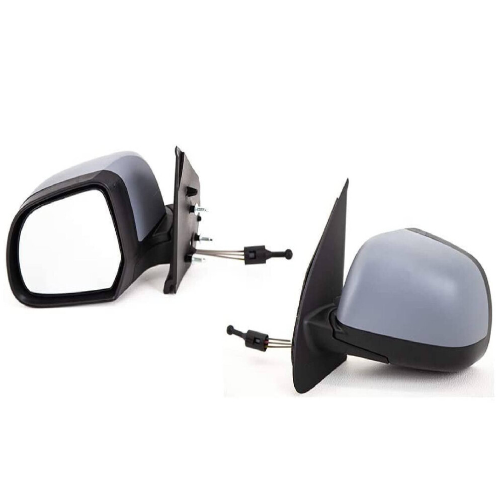 Door Wing Mirror Manual Type With Primed Cover Left For Nissan Micra 2013-2017 7426938510832